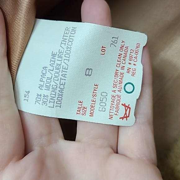 Irving Samuel Heavy Alpaca Wool Blend Winter Duster Long Belted Wrap Coat - Picture 8 of 13